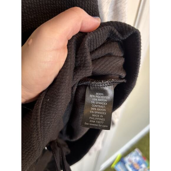 SIMPLY VERA WANG | Funnel Neck Sweatshirt Oversized Streetwear Small - Picture 7 of 8